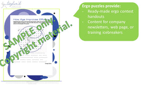 One-year Ergo Awareness Package (Site license)